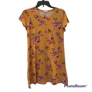 Olivia Rae size M yellow floral dress